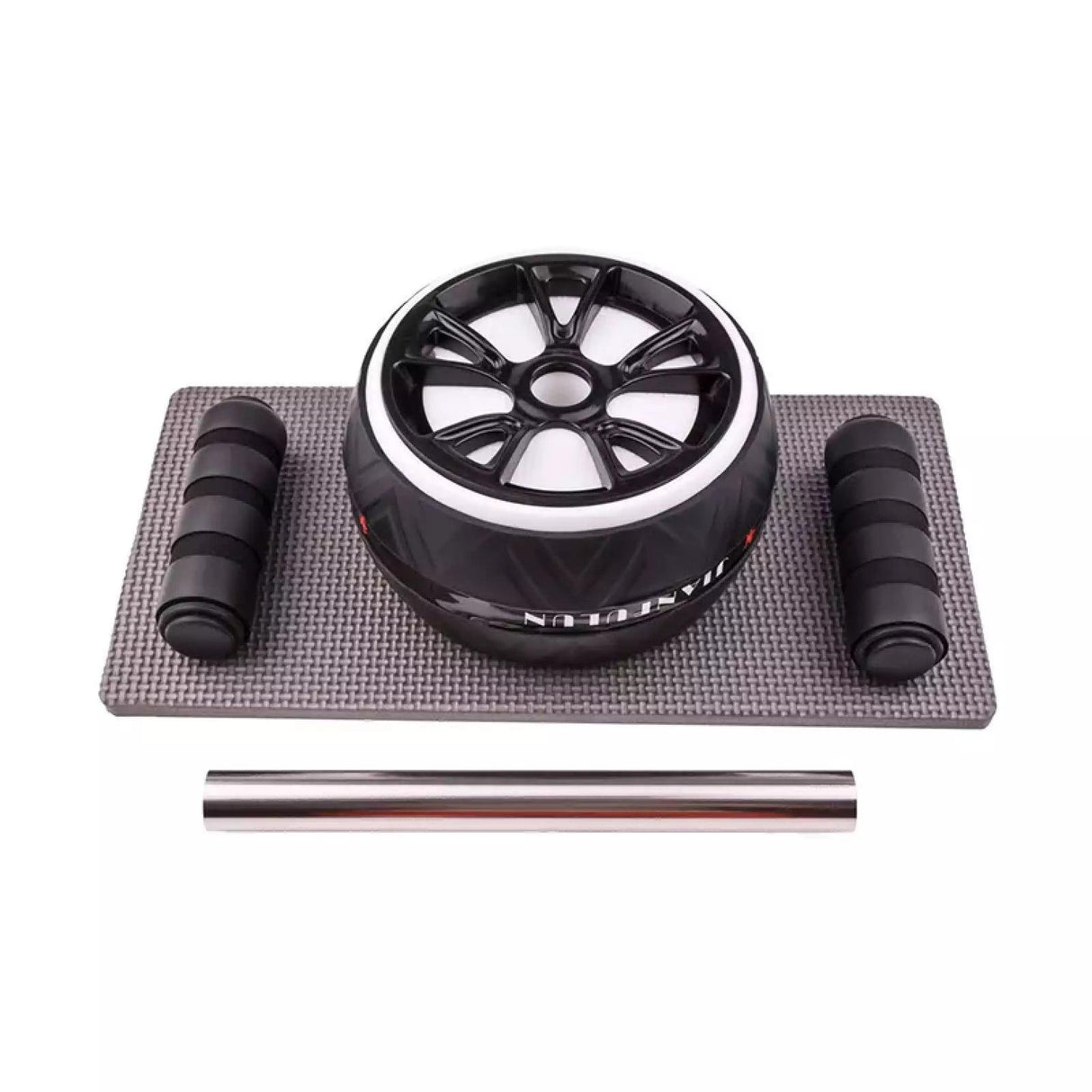 Ab Roller with Large Knee Mat – Ab Wheel Exercise Equipment for Core & Abdominal Workouts at Home or Gym