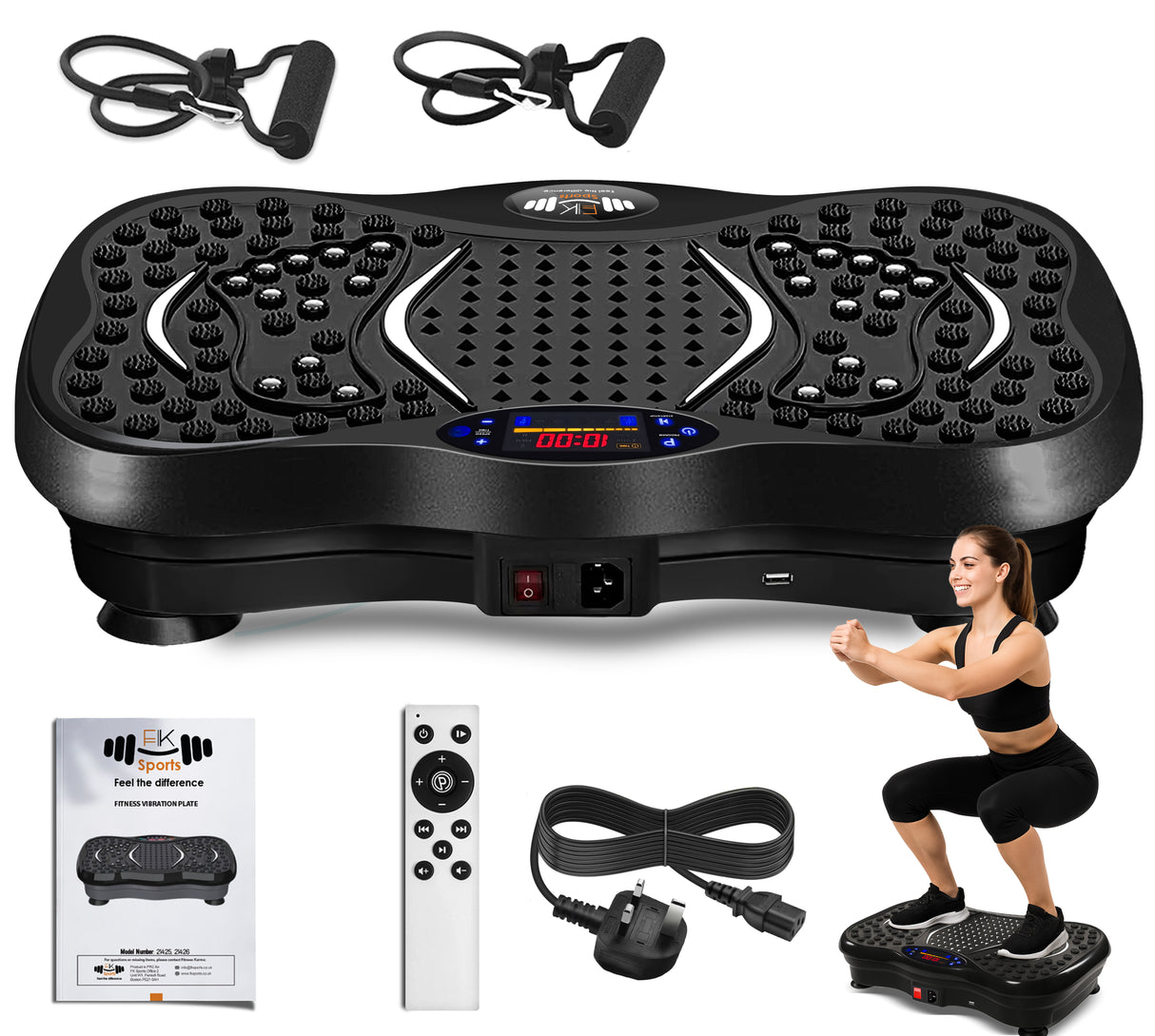 FK Sports Vibration Plate Machine | Full-Body Fitness Platform for Home Workout