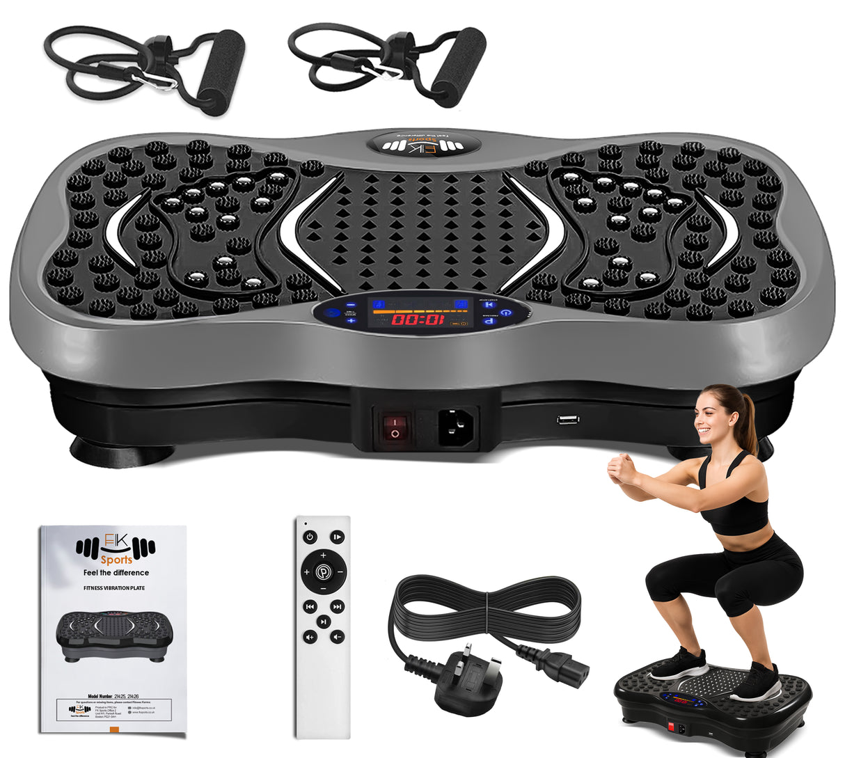 FK Sports Vibration Plate Machine | Full-Body Fitness Platform for Home Workout