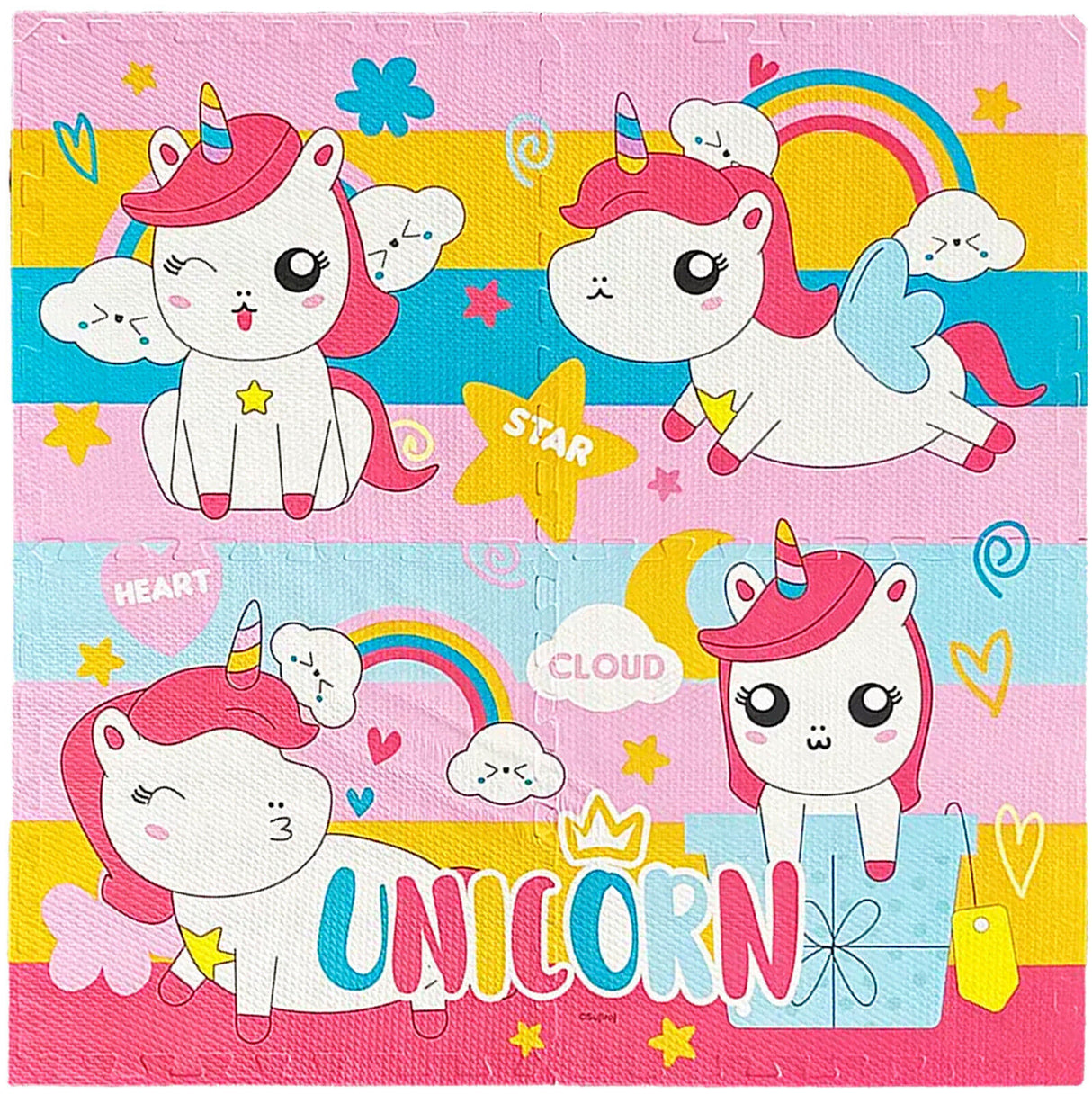 Kids EVA Mat Interlocking Soft Foam Floor Tiles