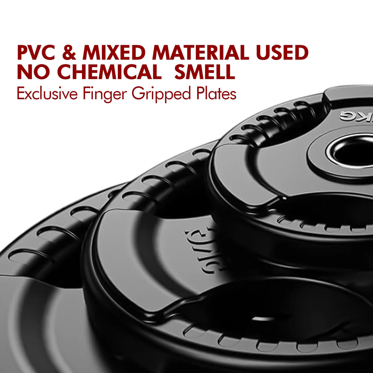 150KG Olympic Weight Plates + 7FT Olympic Barbell Set