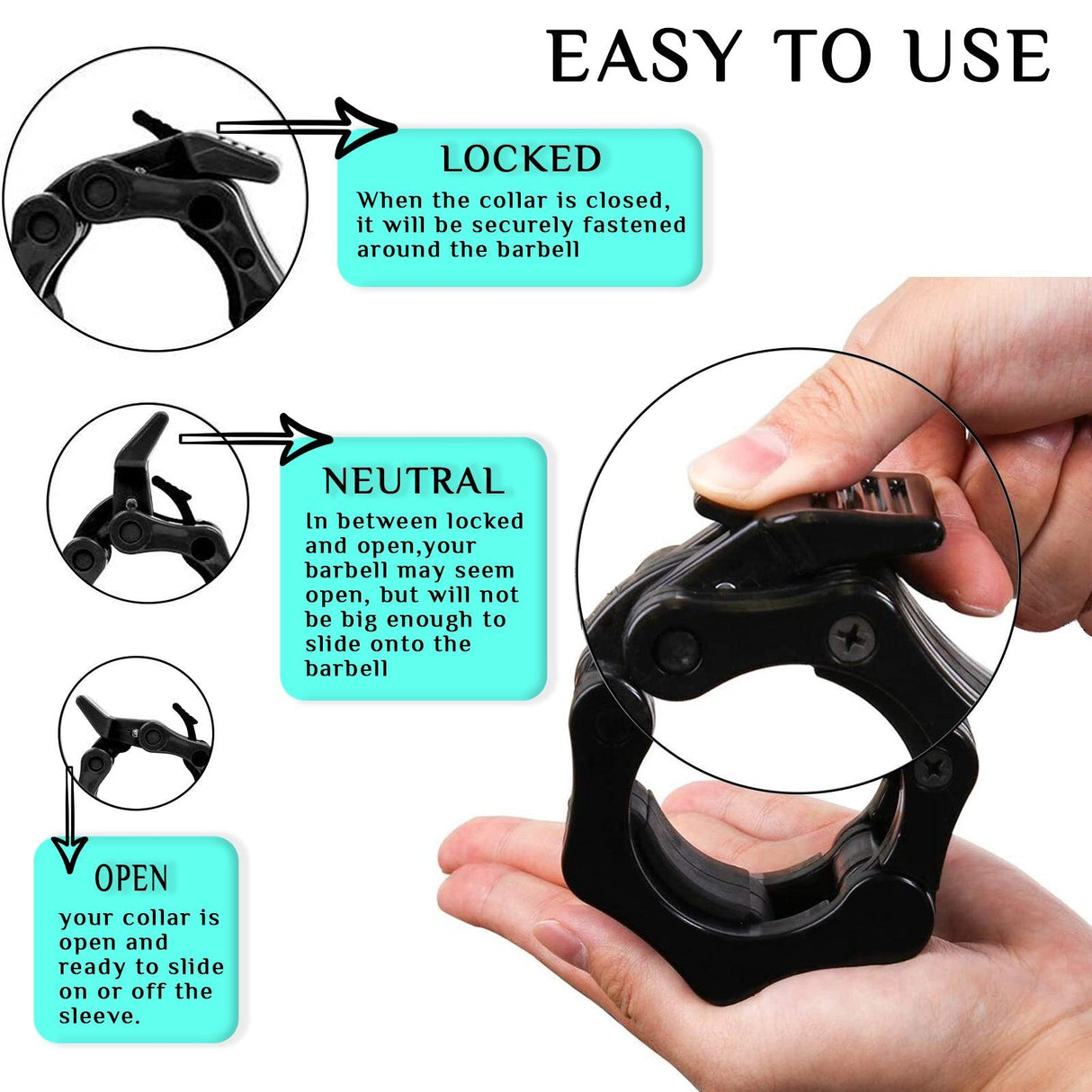 clamp clips for bars use - FK Sports