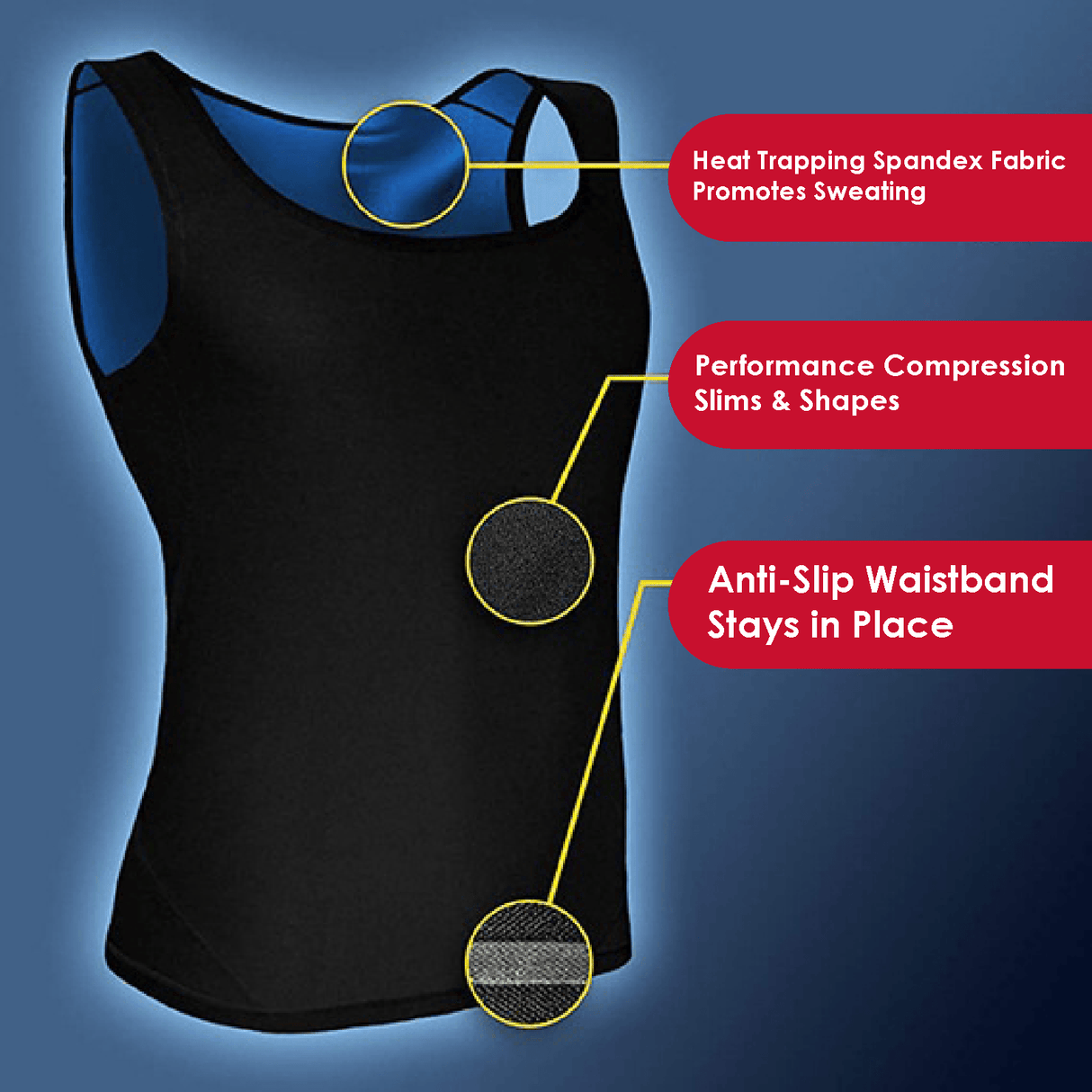 Men's Sauna Vest UK - FK Sports
