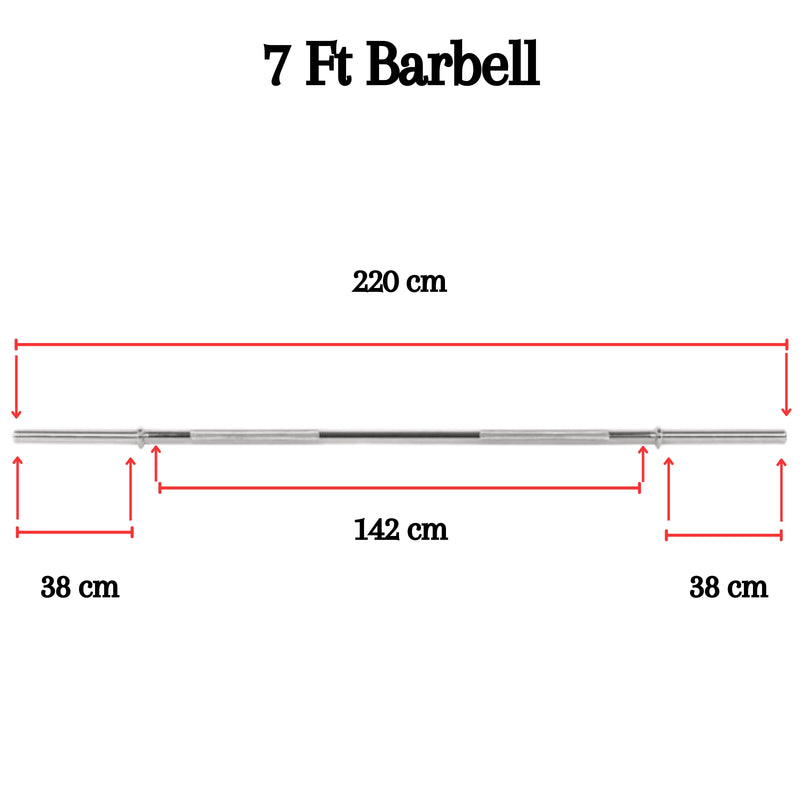 Standard 1"Inch Barbell Bar