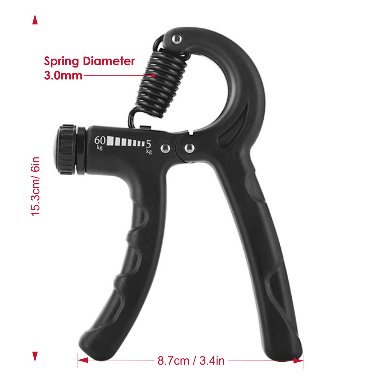Hand Grip Strengthener set of 6Pcs - FK Sports