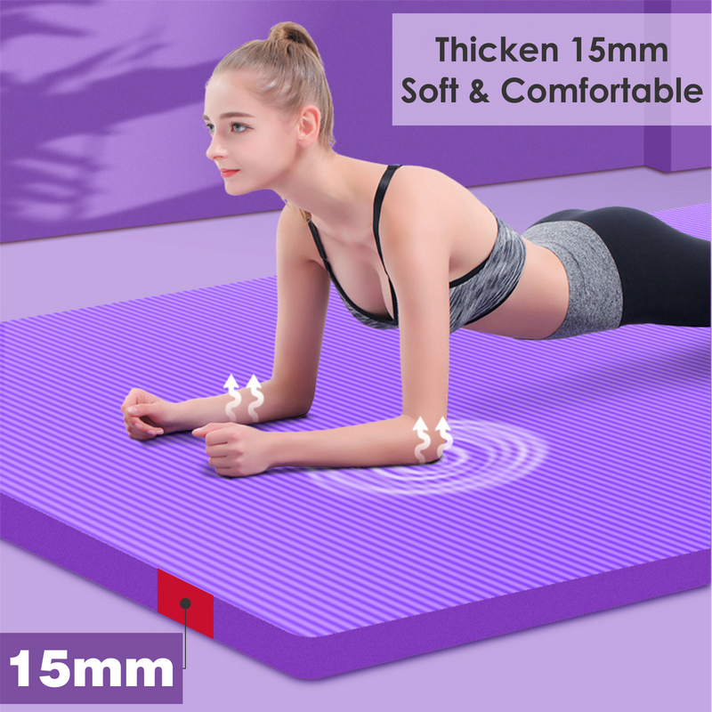 Yoga Mat 15mm NBR - FK Sports