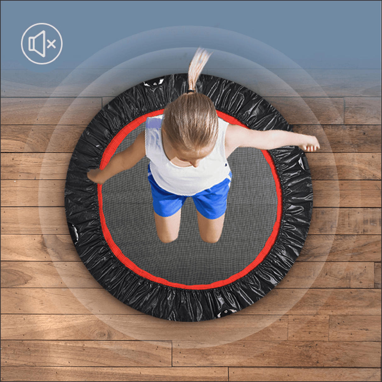 Mini Trampoline 40/48 inch with T bar Handle - FK Sports