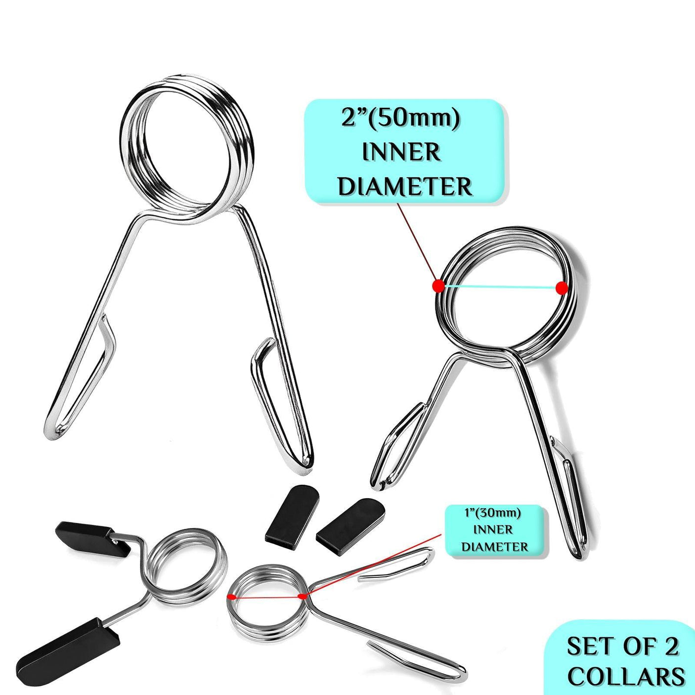 Barbell Spring Clamp Collars