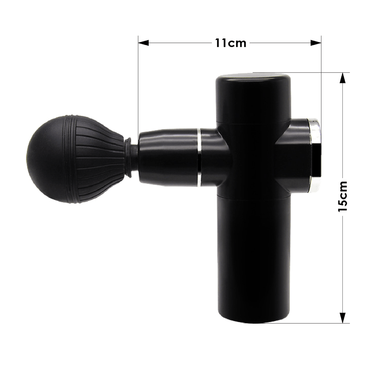 Mini facial Massage Gun size chart - FK Sports