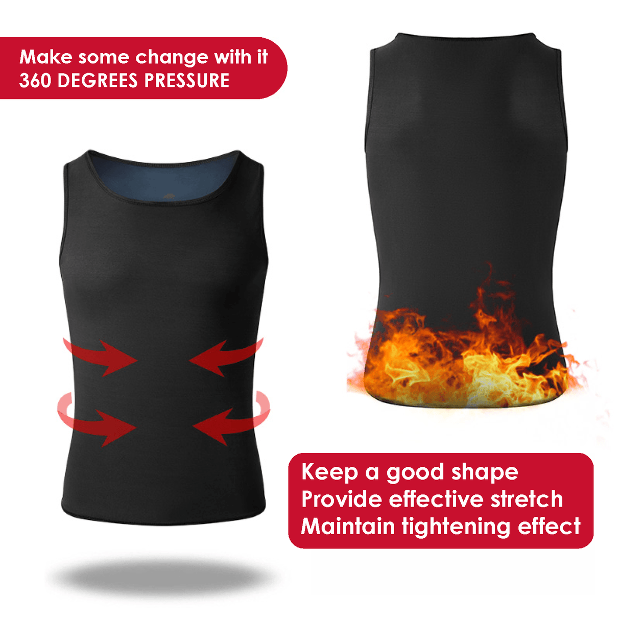Sweat Shaper Sauna Vest 360 pressure - FK Spports