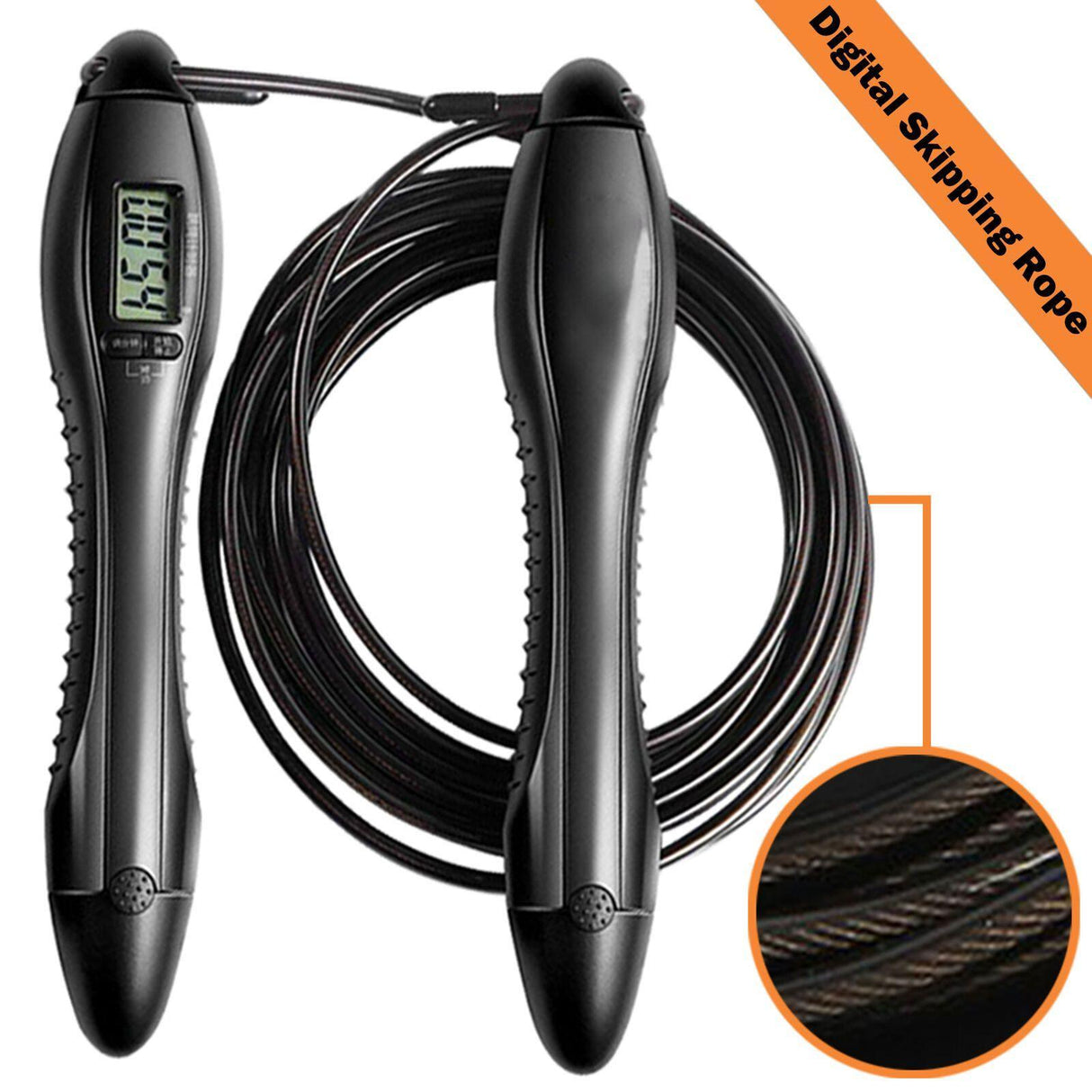 Digital LCD Jumping Skipping Rope - FK Sports