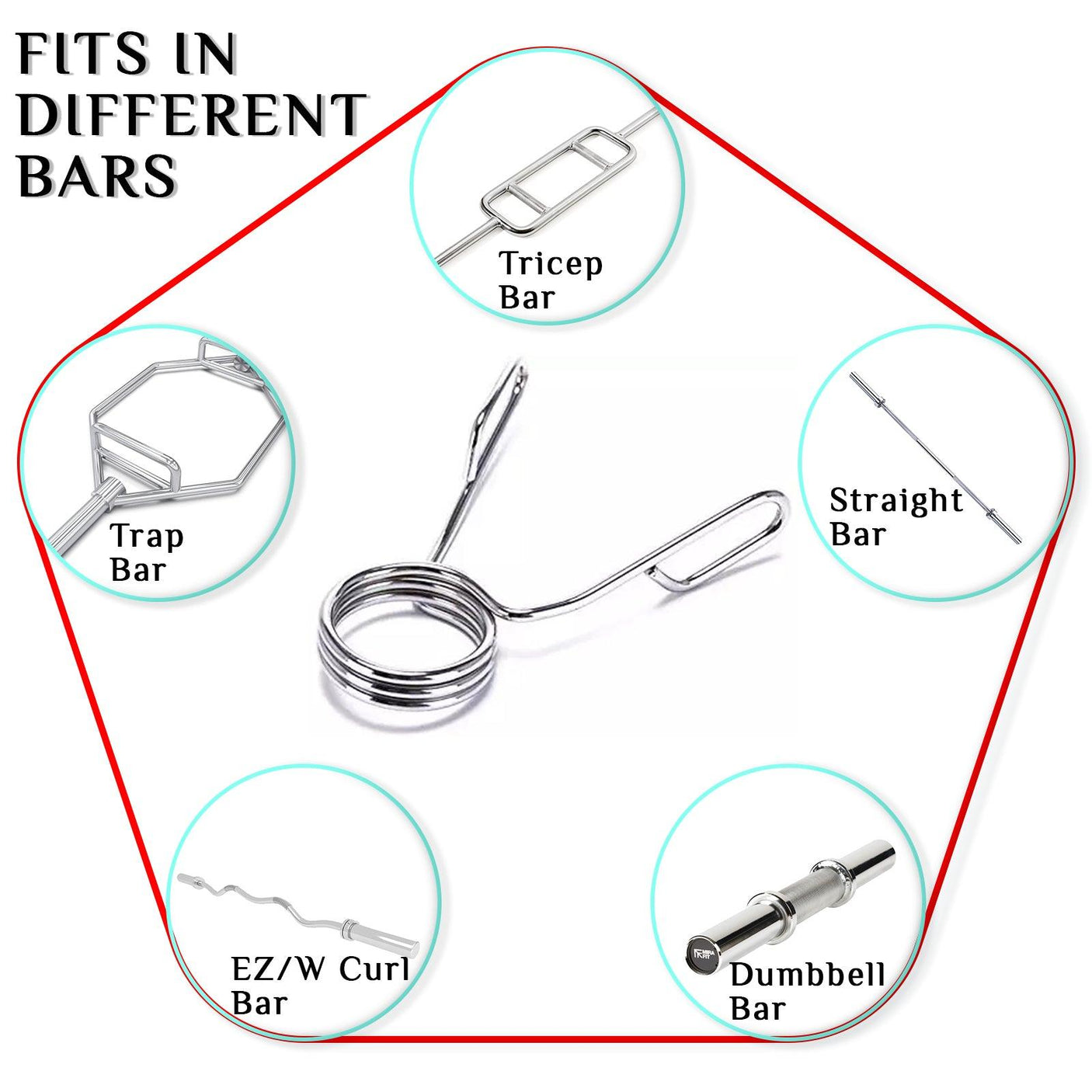 Barbell Spring Clamp Collars