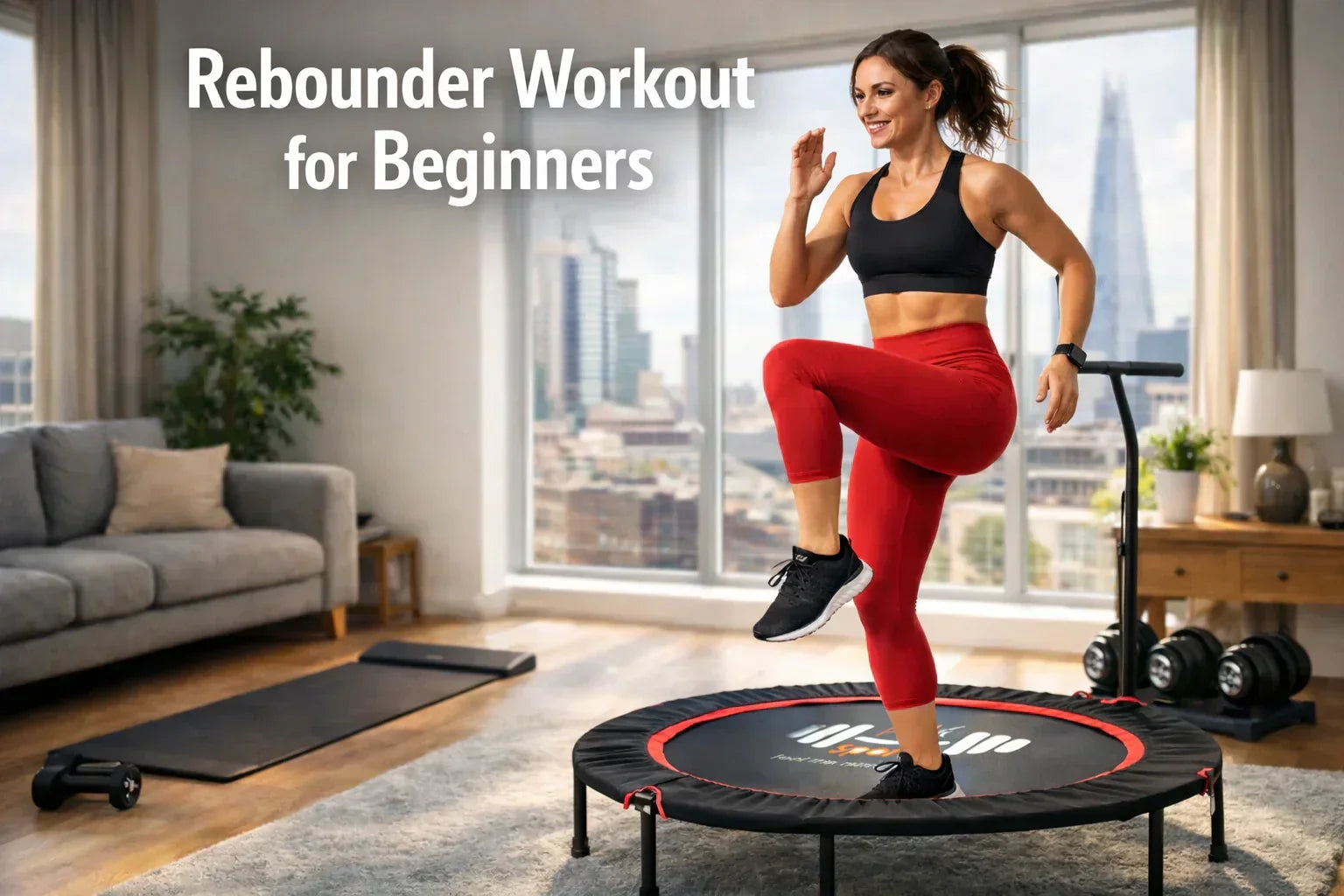 Rebounder Workout for Beginners: A Simple Home Fitness Guide to Start Losing Weight