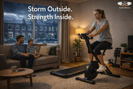 Storm Goretti UK: Staying active indoors with compact home gym equipment