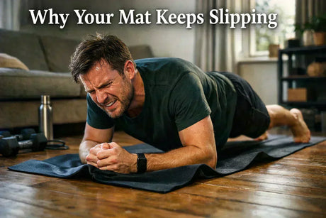why yoga mat keeps slipping during home workout UK