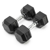 Hex Dumbbell Set – Rubber Coated Dumbbells 2.5kg–20kg | FK Sports