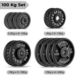 Olympic Cast Iron Weight Plates – 2-Inch Barbell Plates Sold in Pairs | FK Sports