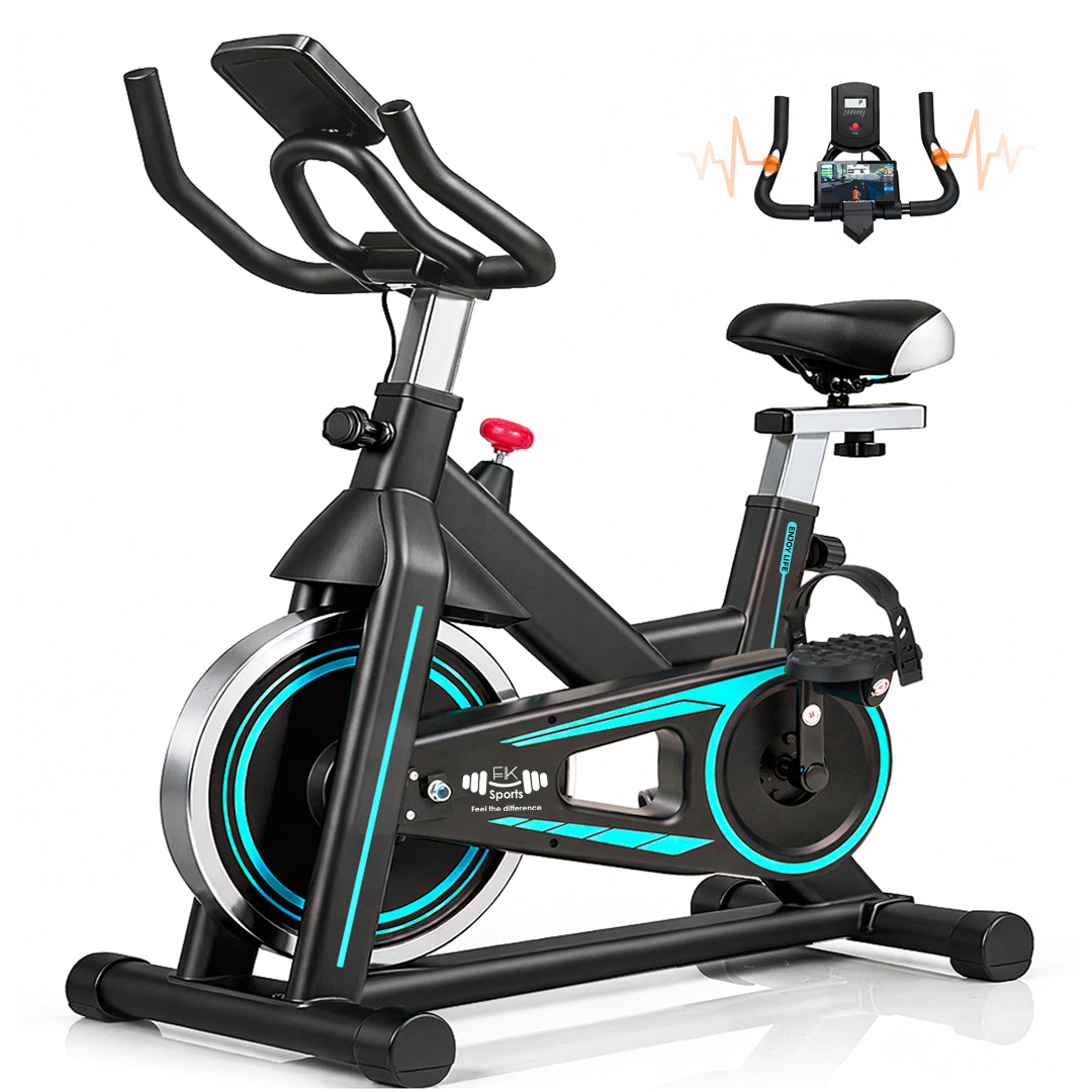 Exercise Bike Cardio Cycle Indoor Training LCD Screen 8KG-10Kg Flywheel Optional Fitness Gym