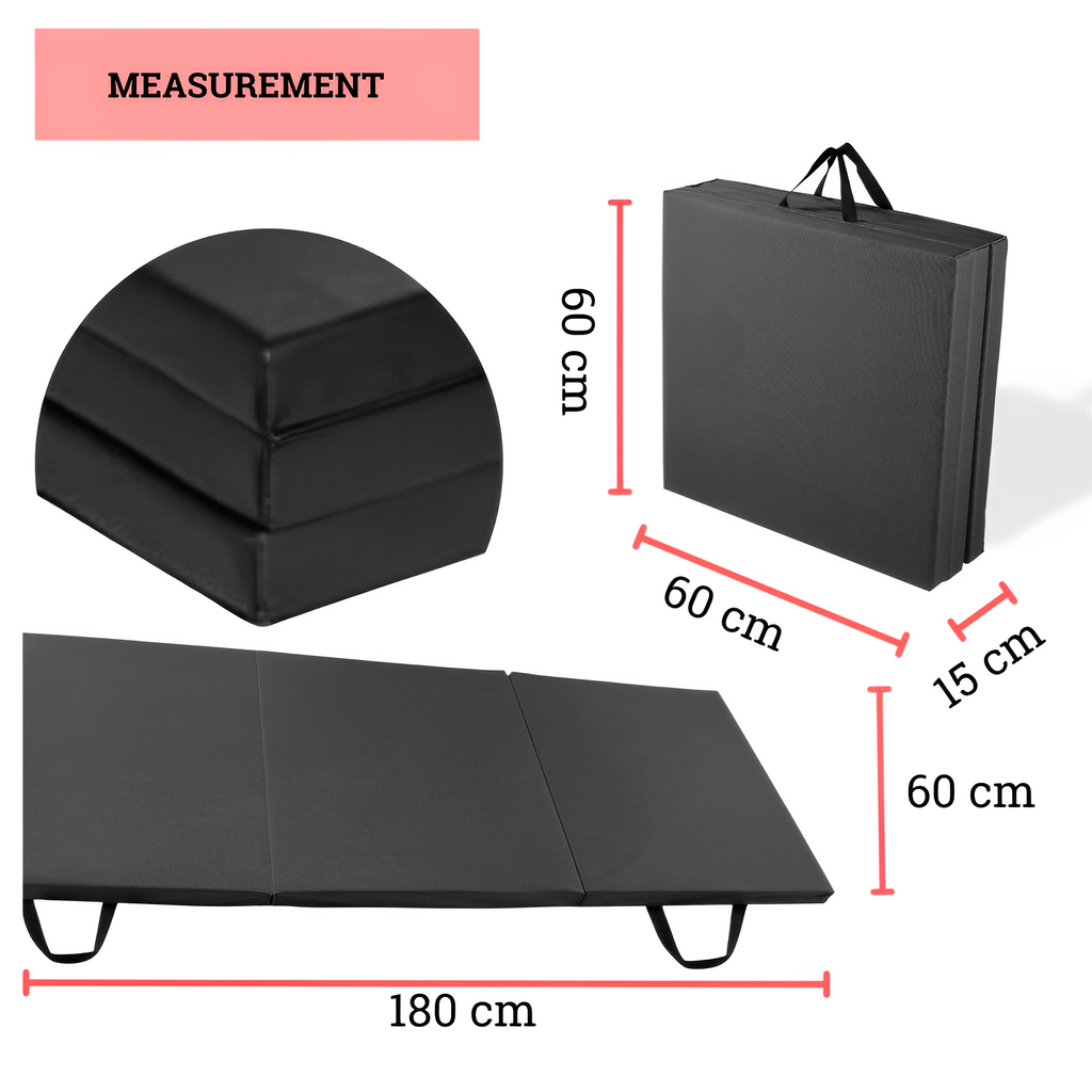 Best Tri Folding Workout Mat Yoga Mat UK FK Sports