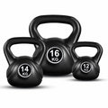 Kettlebell Set – 42kg Vinyl Coated Kettlebells for Intermediate Strength Training