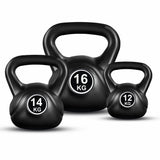Kettlebell Set – 42kg Vinyl Coated Kettlebells for Intermediate Strength Training