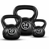 Kettlebell Set – 60kg Heavy Vinyl Coated Kettlebells for Advanced Training