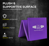 Tri Folding Mat Exercise Gym Gymnastic Fitness Workout Mat with Handles 3 Panels