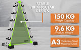 5-Tier Dumbbell Rack Stand – Heavy-Duty Steel Weight Storage for Home Gym