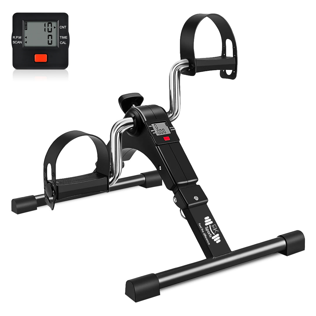 Mini Exercise Bike – Portable Pedal Exerciser with LCD Screen & Adjustable Resistance for Arm & Leg Workout