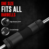 FK Sports Barbell Squat Pad – Extra-Thick Foam Cushion for Neck & Shoulder Support
