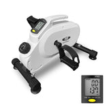 Mini Exercise Bike – Portable Pedal Exerciser with Magnetic Resistance for Home & Desk Workouts White