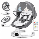 Electric Baby Swing Rocker Chair with Bluetooth & Remote