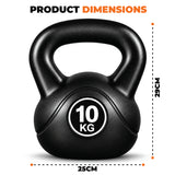 Vinyl Coated Kettlebells – Heavy Weight Kettlebell Set for Home Gym Workouts (2kg to 24kg) – Strength Training for Men & Women