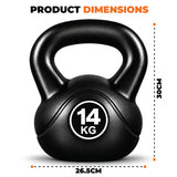 Vinyl Coated Kettlebells – Heavy Weight Kettlebell Set for Home Gym Workouts (2kg to 24kg) – Strength Training for Men & Women