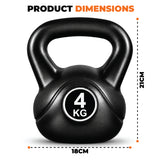 Vinyl Coated Kettlebells – Heavy Weight Kettlebell Set for Home Gym Workouts (2kg to 24kg) – Strength Training for Men & Women