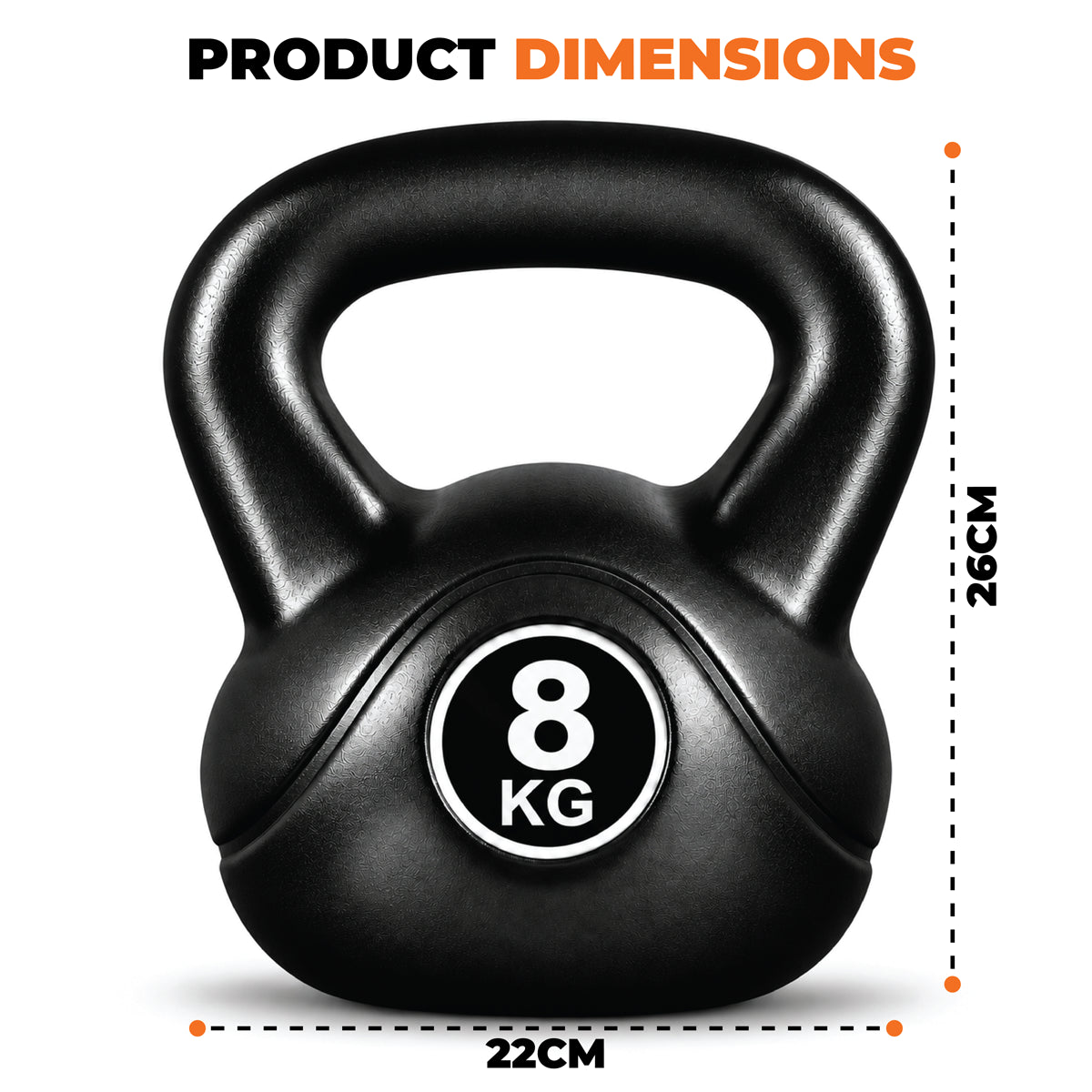 Vinyl Coated Kettlebells – Heavy Weight Kettlebell Set for Home Gym Workouts (2kg to 24kg) – Strength Training for Men & Women