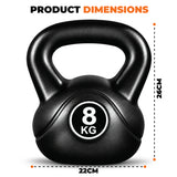 Vinyl Coated Kettlebells – Heavy Weight Kettlebell Set for Home Gym Workouts (2kg to 24kg) – Strength Training for Men & Women