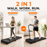 FK Sports Walking Pad Foldable Under-Desk Treadmill – Quiet 2.5HP Motor, Up to 6 km/h, Home & Office Use