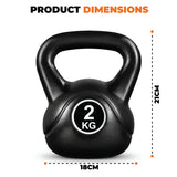 Vinyl Coated Kettlebells – Heavy Weight Kettlebell Set for Home Gym Workouts (2kg to 24kg) – Strength Training for Men & Women