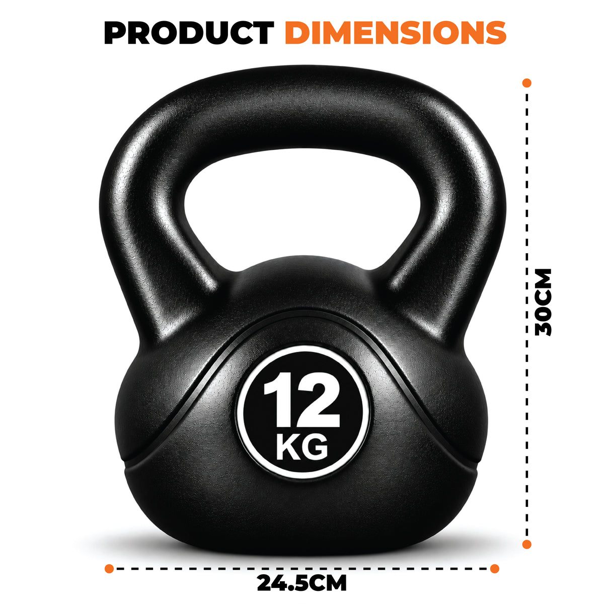 Vinyl Coated Kettlebells – Heavy Weight Kettlebell Set for Home Gym Workouts (2kg to 24kg) – Strength Training for Men & Women