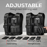 FK Sports Adjustable Weighted Vest (5kg–20kg) – Gym, Running & Strength Training Vest