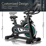 Exercise Bike Cardio Cycle Indoor Training LCD Screen 10KG Flywheel Fitness Gym