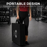 Tri Folding Mat Exercise Gym Gymnastic Fitness Workout Mat with Handles 3 Panels