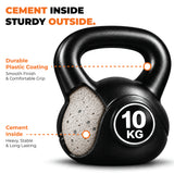 Vinyl Coated Kettlebells – Heavy Weight Kettlebell Set for Home Gym Workouts (2kg to 24kg) – Strength Training for Men & Women