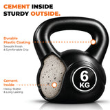Vinyl Coated Kettlebells – Heavy Weight Kettlebell Set for Home Gym Workouts (2kg to 24kg) – Strength Training for Men & Women