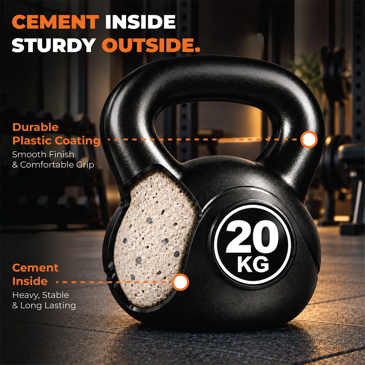 Vinyl Coated Kettlebells – Heavy Weight Kettlebell Set for Home Gym Workouts (2kg to 24kg) – Strength Training for Men & Women