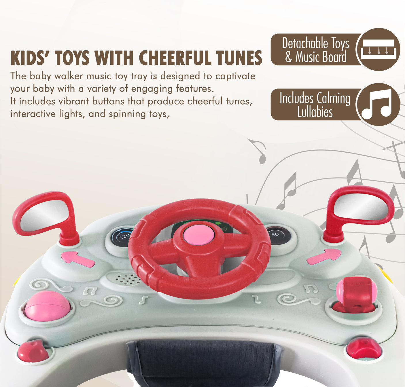 Baby Walker & Rocker First Steps Activity Ride-On UK | FK Sports
