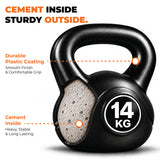 Vinyl Coated Kettlebells – Heavy Weight Kettlebell Set for Home Gym Workouts (2kg to 24kg) – Strength Training for Men & Women