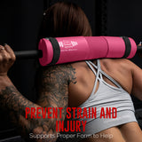 FK Sports Barbell Squat Pad – Extra-Thick Foam Cushion for Neck & Shoulder Support