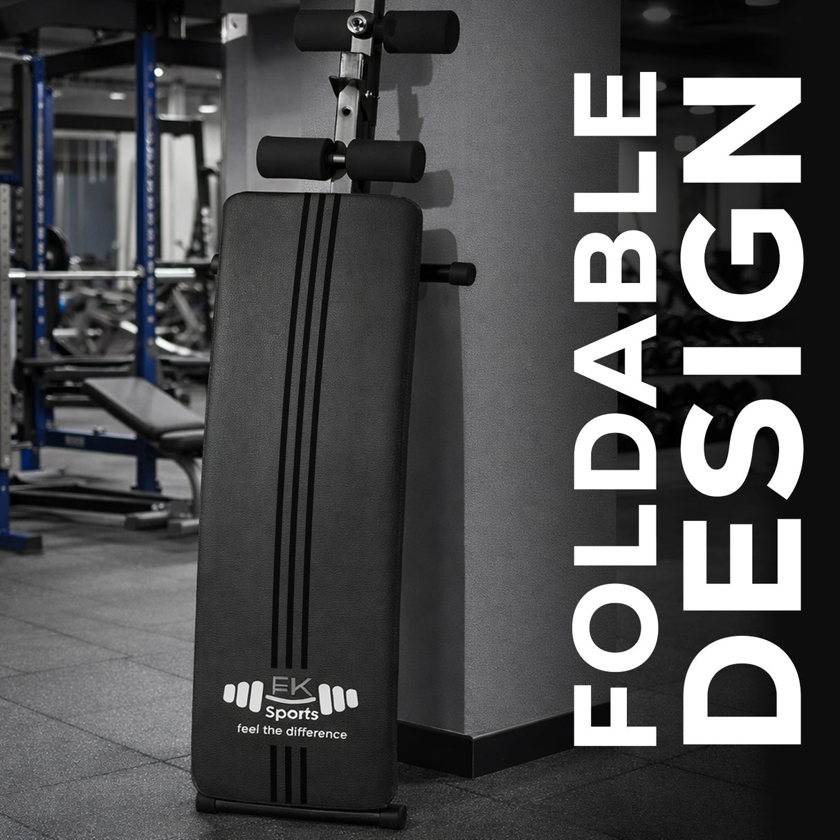 Adjustable Foldable Sit-Up & Weights Bench – 6 Level Incline Ab & Bench Press Bench